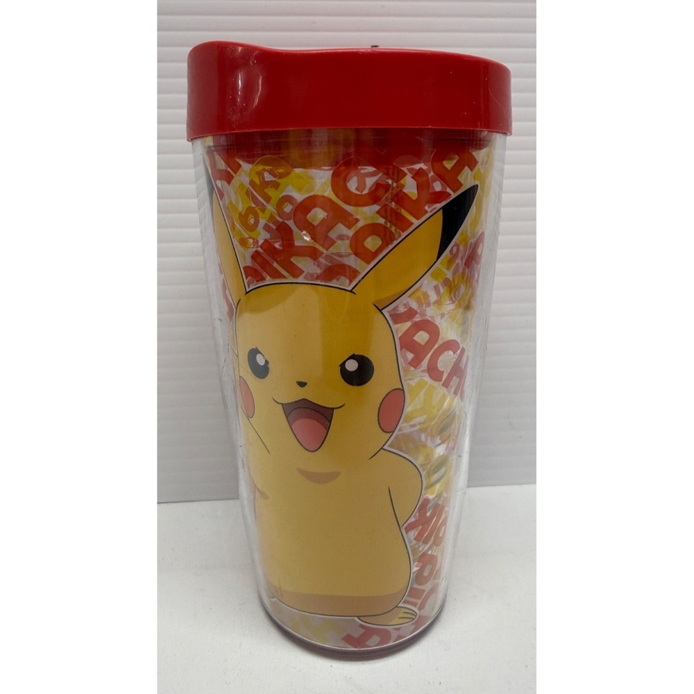 Pokémon Pikachu Tumbler 16oz with Lid 2016 Made In The USA NEW RARE FIND!